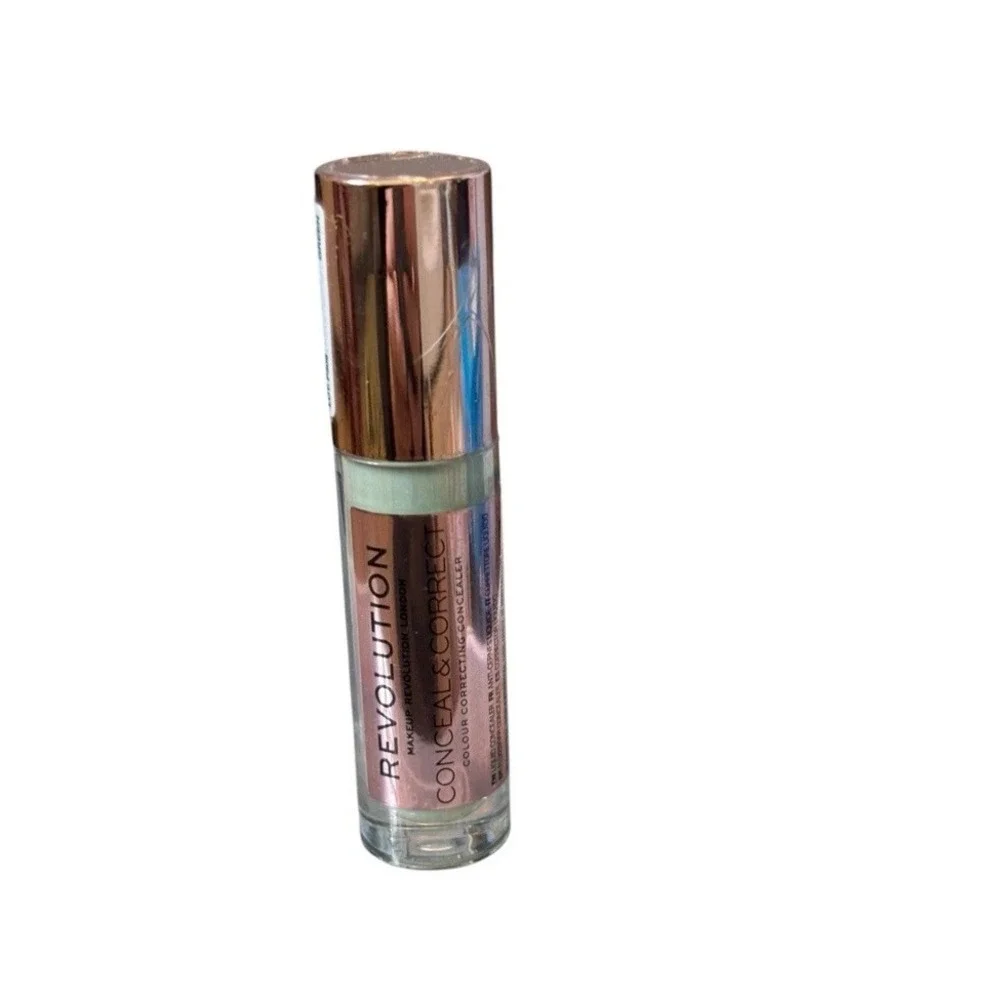 Makeup Revolution‎ Conceal & Correct Color Correcting Concealer ~ Green 3 PACK